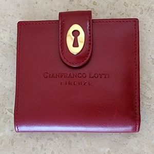 NWOT. Gianfranco Lotti Firenze Leather Wallet.  Make in Italy.